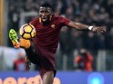Antonio Rudiger in action during the Coppa Italia game between Lazio and Roma on March 1, 2017