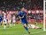 Chelsea's Gary Cahill celebrates scoring against Stoke City on March 18, 2017