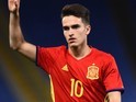 Denis Suarez in action during the friendly between Italy under-21s and Spain under-21s on March 27, 2017