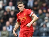 James Milner in action during the Premier League game between West Bromwich Albion and Liverpool on April 16, 2017