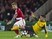 Aaron Ramsey fouls Adam Clayton during the Premier League game between Middlesbrough and Arsenal on April 17, 2017