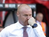 Sean Dyche watches on during the Premier League game between Bournemouth and Burnley on May 13, 2017