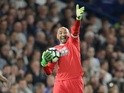 Watford goalkeeper Heurelho Gomes during the Premier League match against Chelsea on May 15, 2017