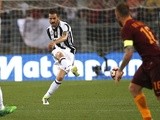 Juventus's Leonardo Bonucci in action against Roma on May 14, 2017