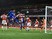 Jamie Vardy scores his side's second during the Premier League game between Arsenal and Leicester City on August 11, 2017