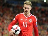 Aaron Ramsey in action during the World Cup qualifier between Wales and Austria on September 2, 2017