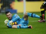 Tottenham Hotspur goalkeeper Hugo Lloris in action during the Premier League clash with Watford at Vicarage Road on January 1, 2017